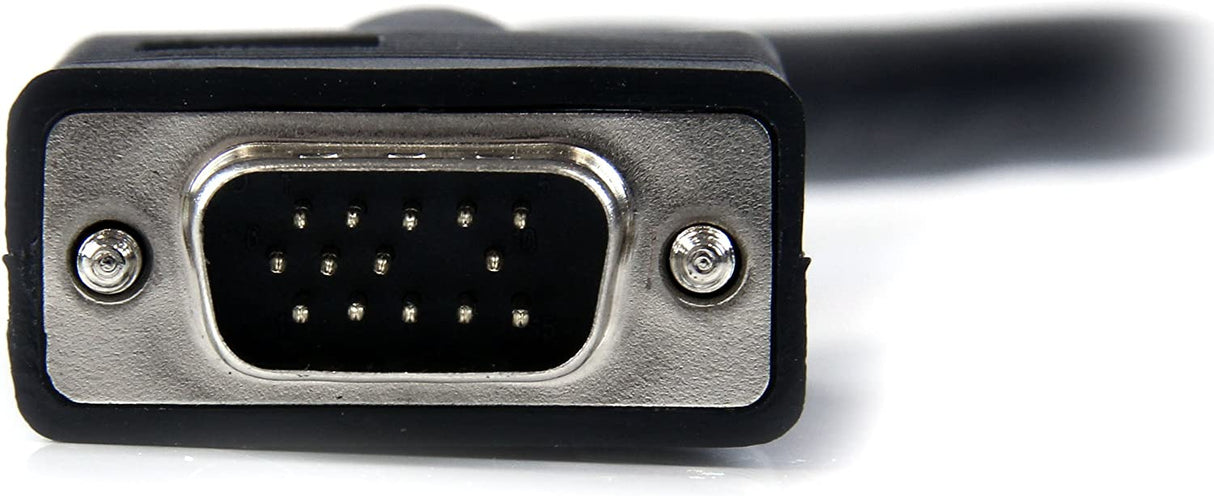 StarTech.com 10 ft. (3 m) VGA to VGA Cable - HD15 Male to HD15 Male - Coaxial High Resolution - VGA Monitor Cable (MXT101MMHQ10) Black 10 ft / 3m Standard Packaging