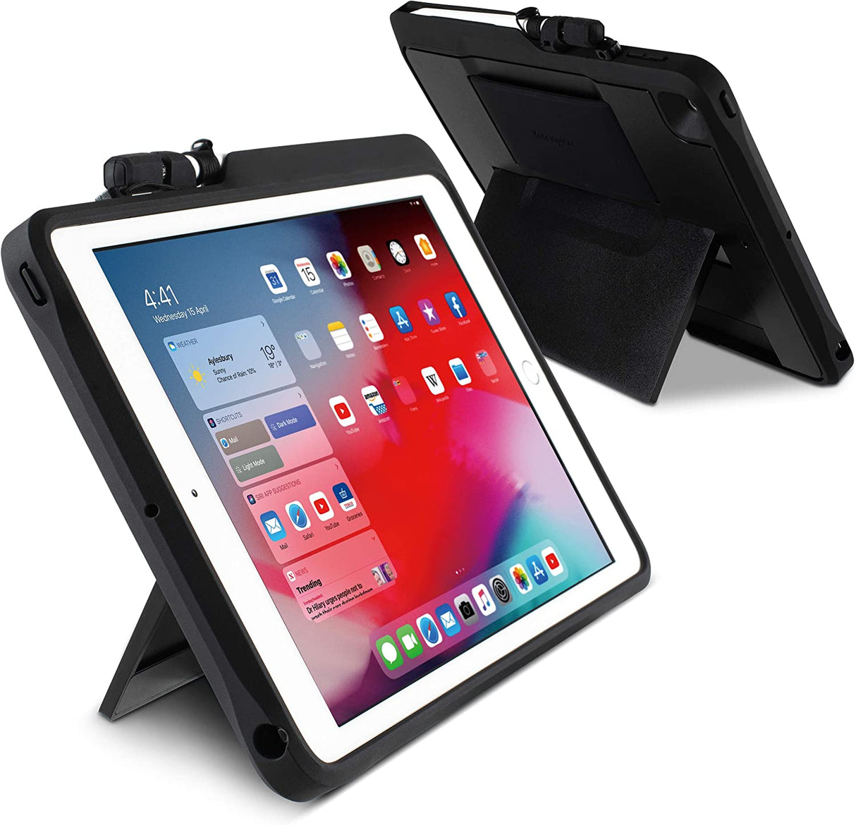 Kensington iPad 10.2 inch Case - Blackbelt 2nd Degree Rugged Case for iPad 10.2 inch with Drop Protection, Screen Protector & Apple Pencil Holder (K97321WW)