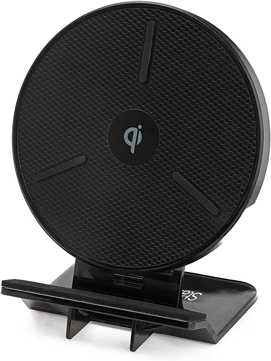 StarTech.com 15W Qi Wireless Charging Stand - Qi Certified Wireless Charger Stand or Pad - Adjustable - Universal Wireless Charging Pad for Smartphone - iPhone/Samsung Galaxy/Google Pixel (QWCHSTAND)