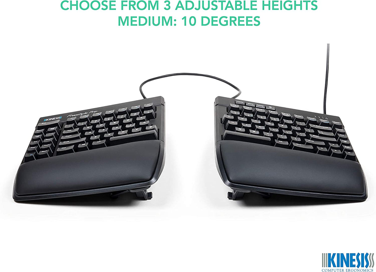 Kinesis VIP3 Pro Premium - Tenting with Palm Supports for Freestyle Pro (AC925)