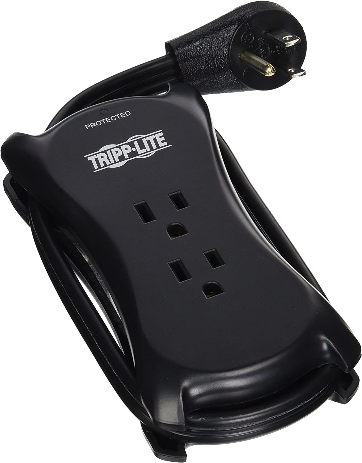 Tripp Lite 3-Outlet 2 USB Surge Protector 7.60in. x 3.60in. x 2.60in.