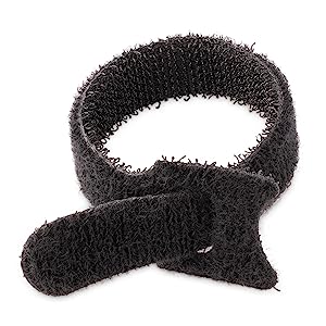 StarTech.com 6in Hook and Loop Cable Ties - 50 Pack - Black - Reusable Cable Straps - Adjustable and Flexible - Cord Organizer Tie/Wraps for Cable Management - Wire Loop Ties (B506I-HOOK-LOOP-TIES)