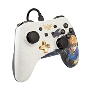 PowerA Wired Controller for Nintendo Switch - Link, Gamepad, Game controller, Wired controller, Officially licensed Link Controller