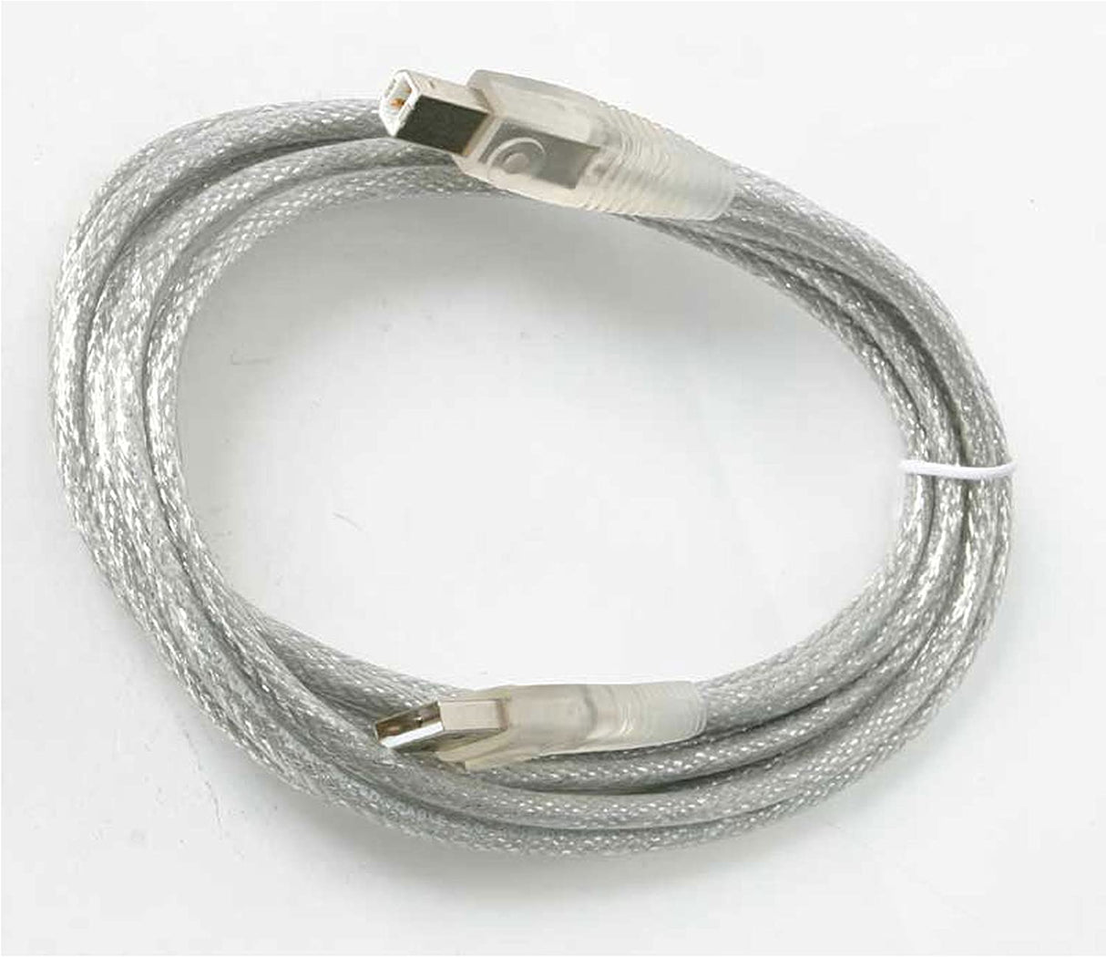 StarTech.com 10 ft Transparent USB 2.0 Cable - A to B - USB cable - USB (M) to USB Type B (M) - USB 2.0 - 10 ft - molded - transparent - USB2HAB10T Transparent 10 ft / 3m