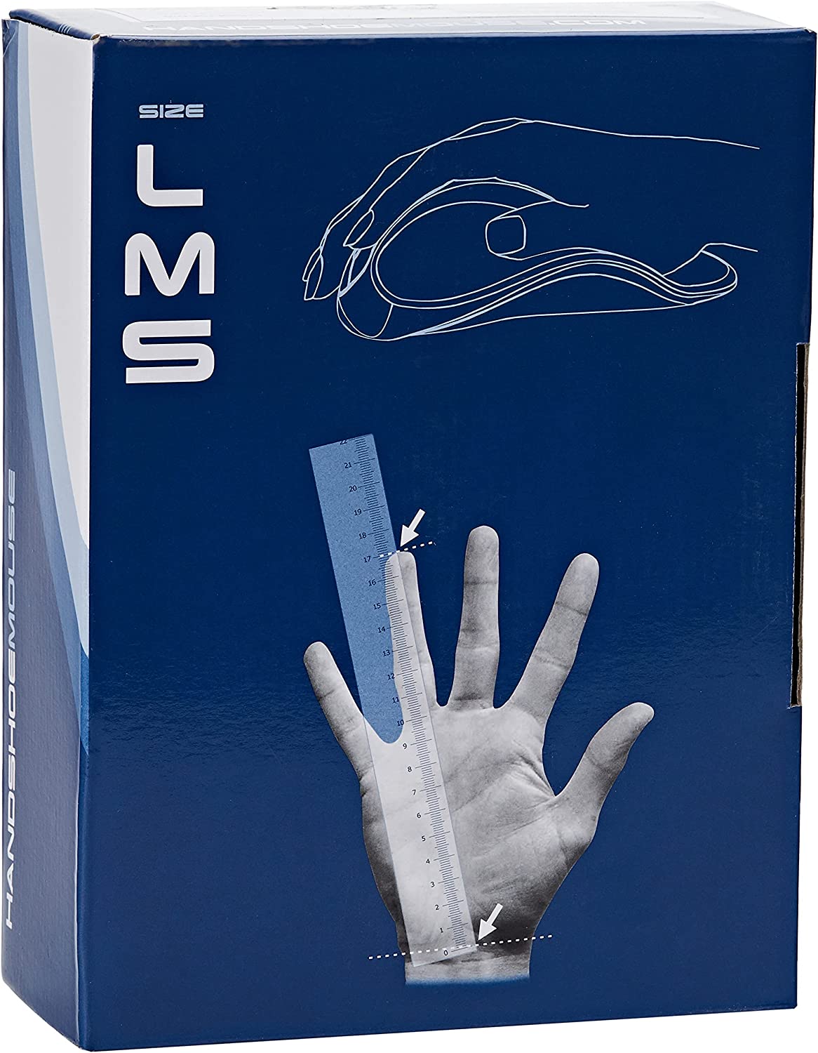 Hippus Handshoemouse the only mouse that fits like a glove Hippus M2WB-LC Wired Light Click HandShoe Mouse (Right Hand, Medium, Black) Medium-Right-Wired