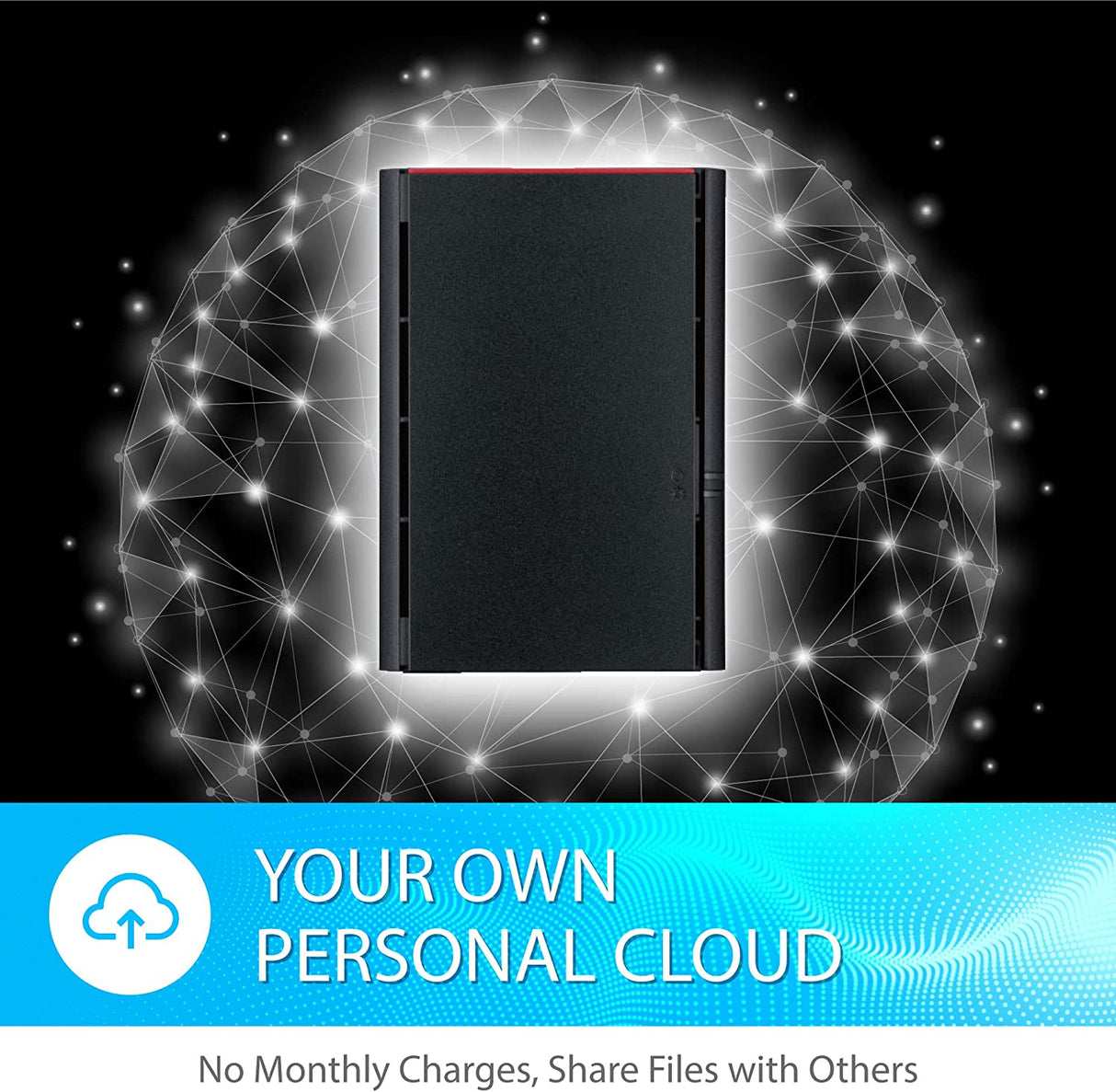 BUFFALO LinkStation 220 8TB 2-Bay NAS Network Attached Storage with HDD Hard Drives Included NAS Storage That Works as Home Cloud or Network Storage Device for Home LinkStation 220 – 2 Drive Bays 8 TB