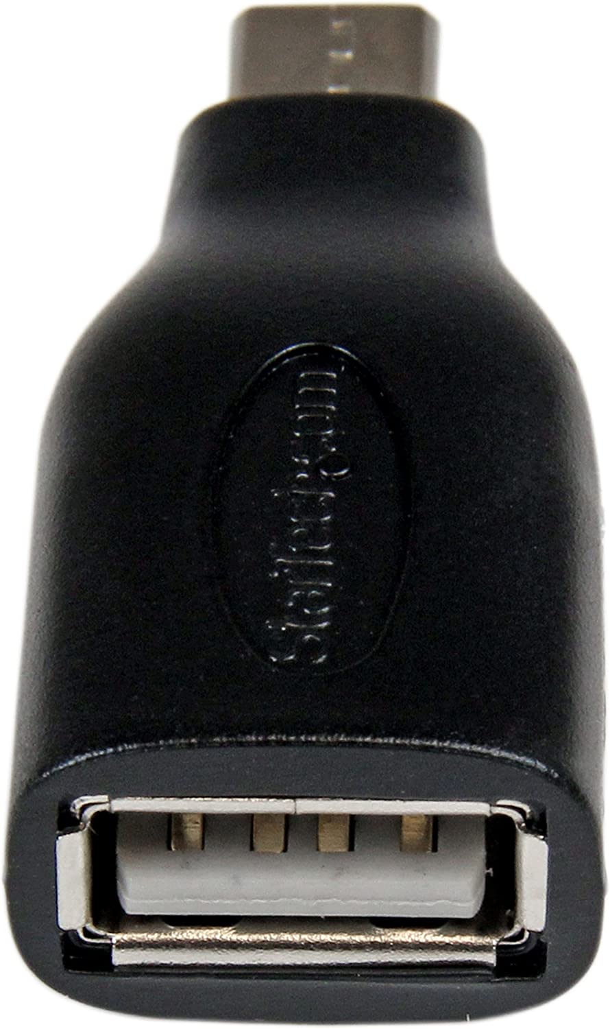 StarTech.com Micro USB OTG to USB Adapter - Micro USB Male OTG to USB Female Adapter - USB On The Go Adapter (UUSBOTGADAP), Black Adapter Black