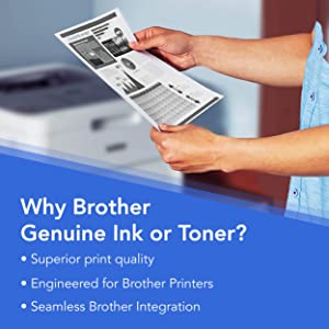 Brother Genuine High Yield Toner Cartridge, TN750, Replacement Black Toner, Page Yield Up To 8,000 Pages, Amazon Dash Replenishment Cartridge 1 - Pack Toner
