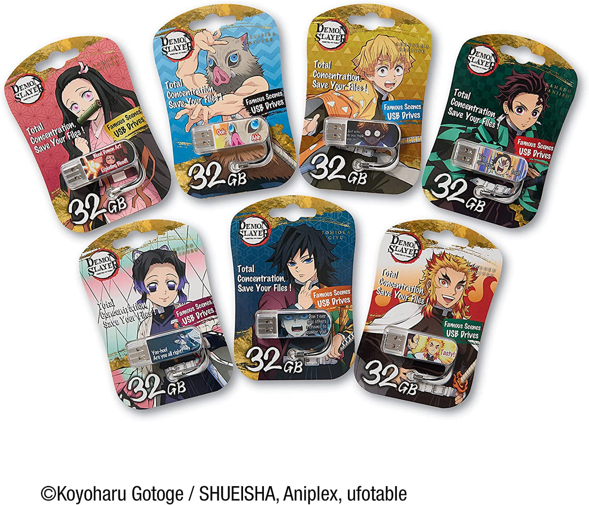 Verbatim Officially Licensed Limited Edition 32GB Demon Slayer: Kimetsu no Yaiba Thumb Drive - Tanjiro Kamado - Anime Design USB 3.0 Flash Drive