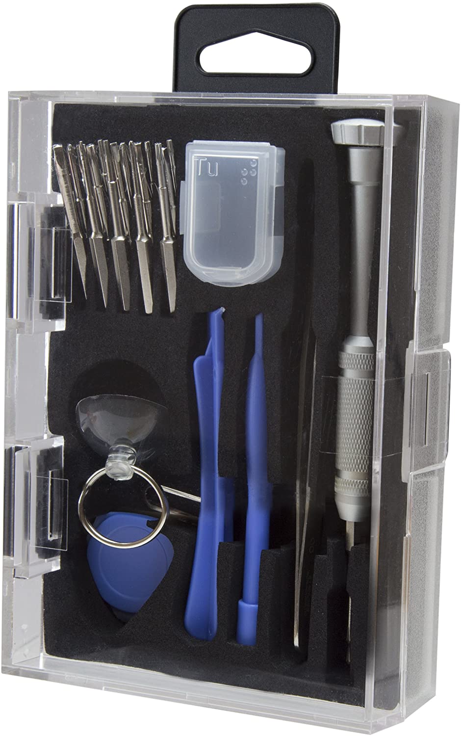 StarTech.com Cell Phone Repair Kit - with Case - Multipurpose - Computer Tool Kit - Electronics Kit - PC Tool Kit (CTKRPR) Laptop Repair Kit 16 Piece