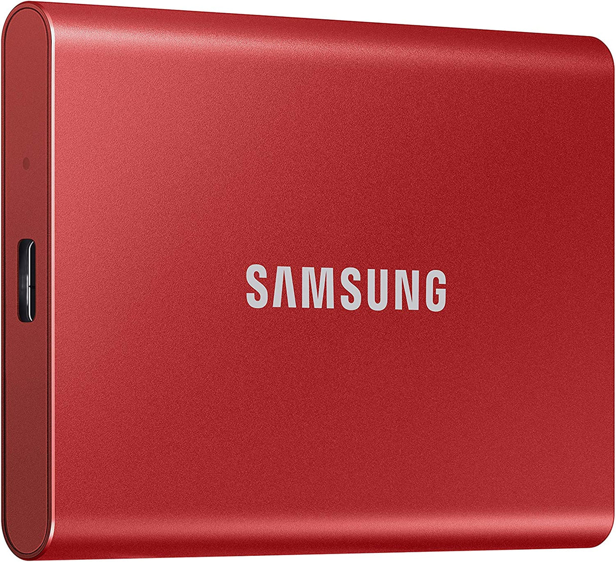 SAMSUNG T7 2TB, Portable SSD, Red, up to 1050MB/s, USB 3.2 Gen2, Gaming, Students & Professionals, External Solid State Drive (MU-PC2T0R/AM), Red Red 2 TB