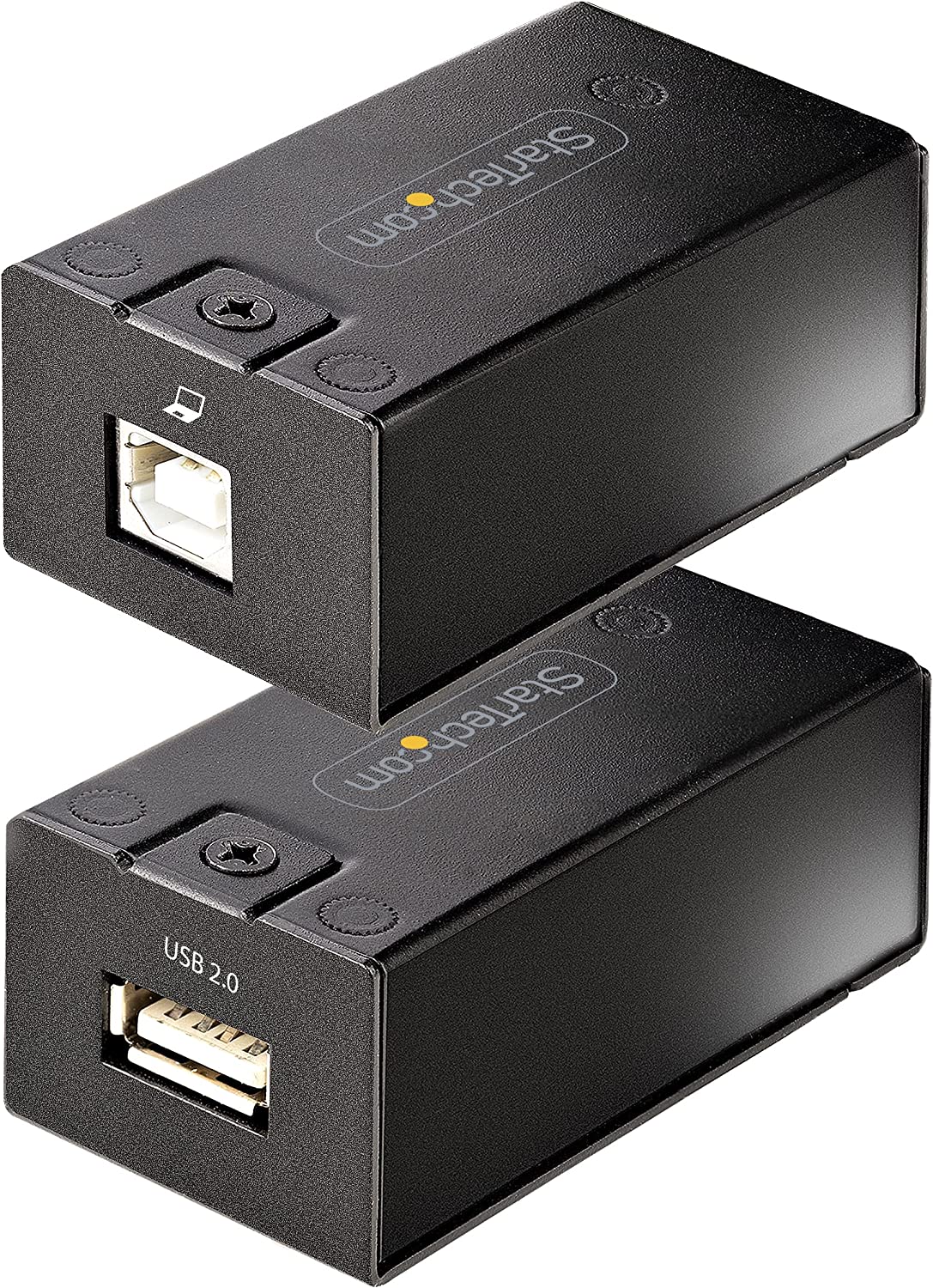 StarTech.com 150m (492ft) USB 2.0 Extender Over Cat5e/Cat6 Ethernet Cable, Externally Powered USB Extender via RJ45/Network Cable, USB Over Ethernet Cable Extender/Adapter (C15012-USB-EXTENDER)