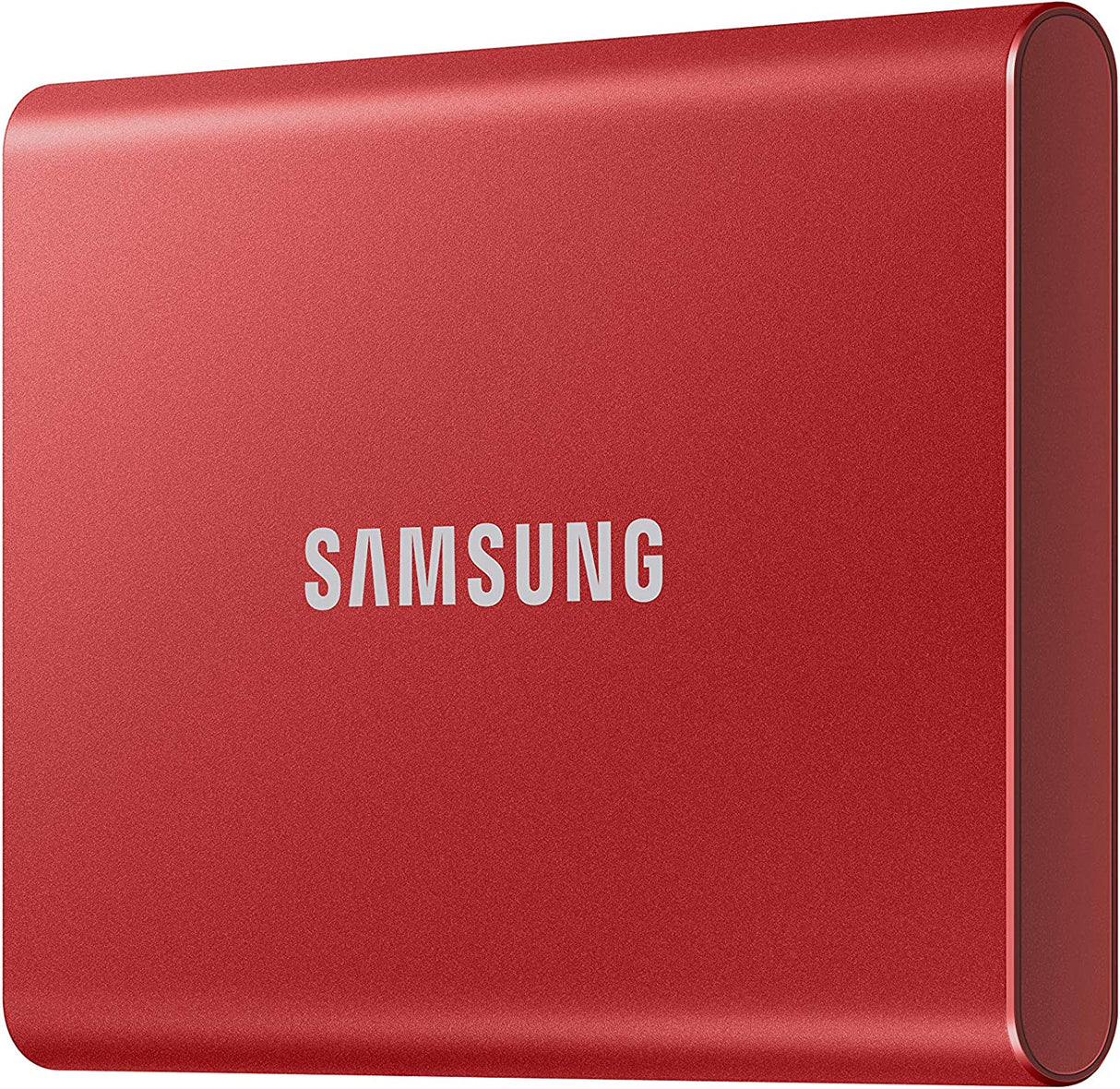 SAMSUNG T7 2TB, Portable SSD, Red, up to 1050MB/s, USB 3.2 Gen2, Gaming, Students & Professionals, External Solid State Drive (MU-PC2T0R/AM), Red Red 2 TB