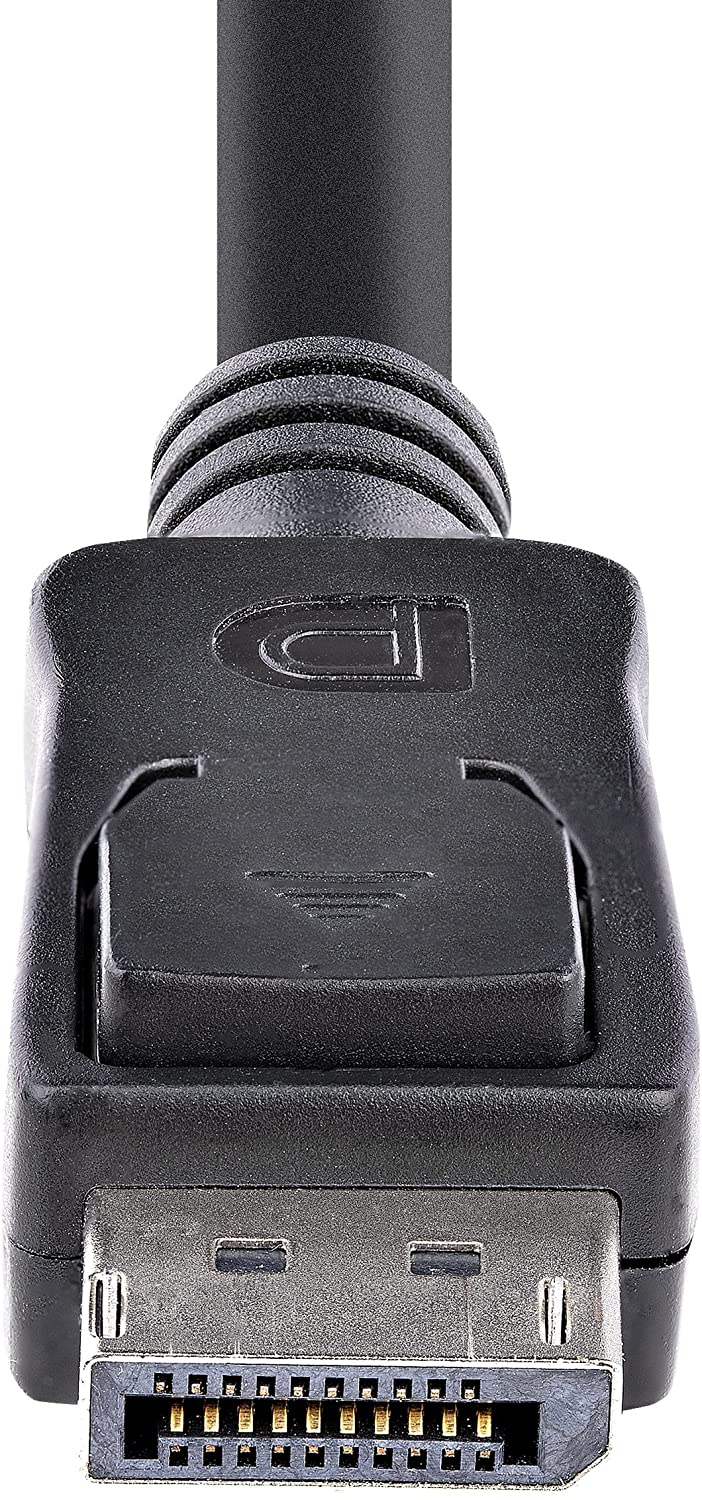 StarTech.com 20ft (6m) DisplayPort Cable - 2560 x 1440p - DisplayPort to DisplayPort Cable - DP to DP Cable for Monitor - DP Video/Display Cord - Latching DP Connectors - HDCP & DPCP (DISPLPORT20L)
