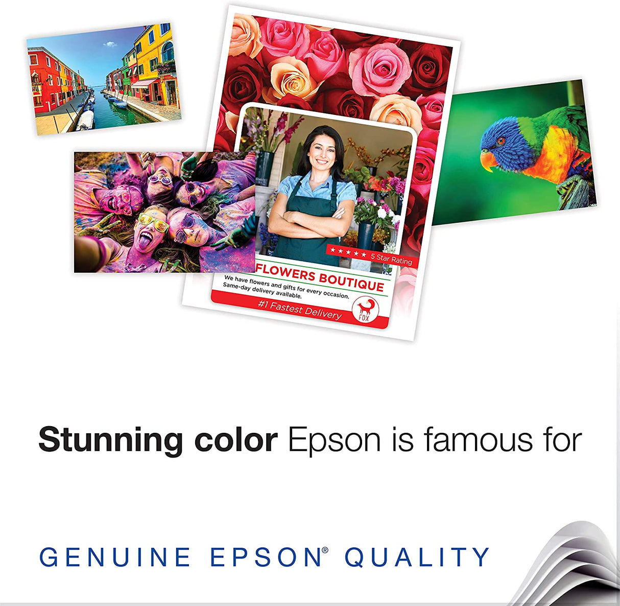 Epson S041727 Premium Photo Paper, 68 lbs., High-Gloss, 4 x 6 (Pack of 100 Sheets),White 4x6 Inches 100 Sheets Single