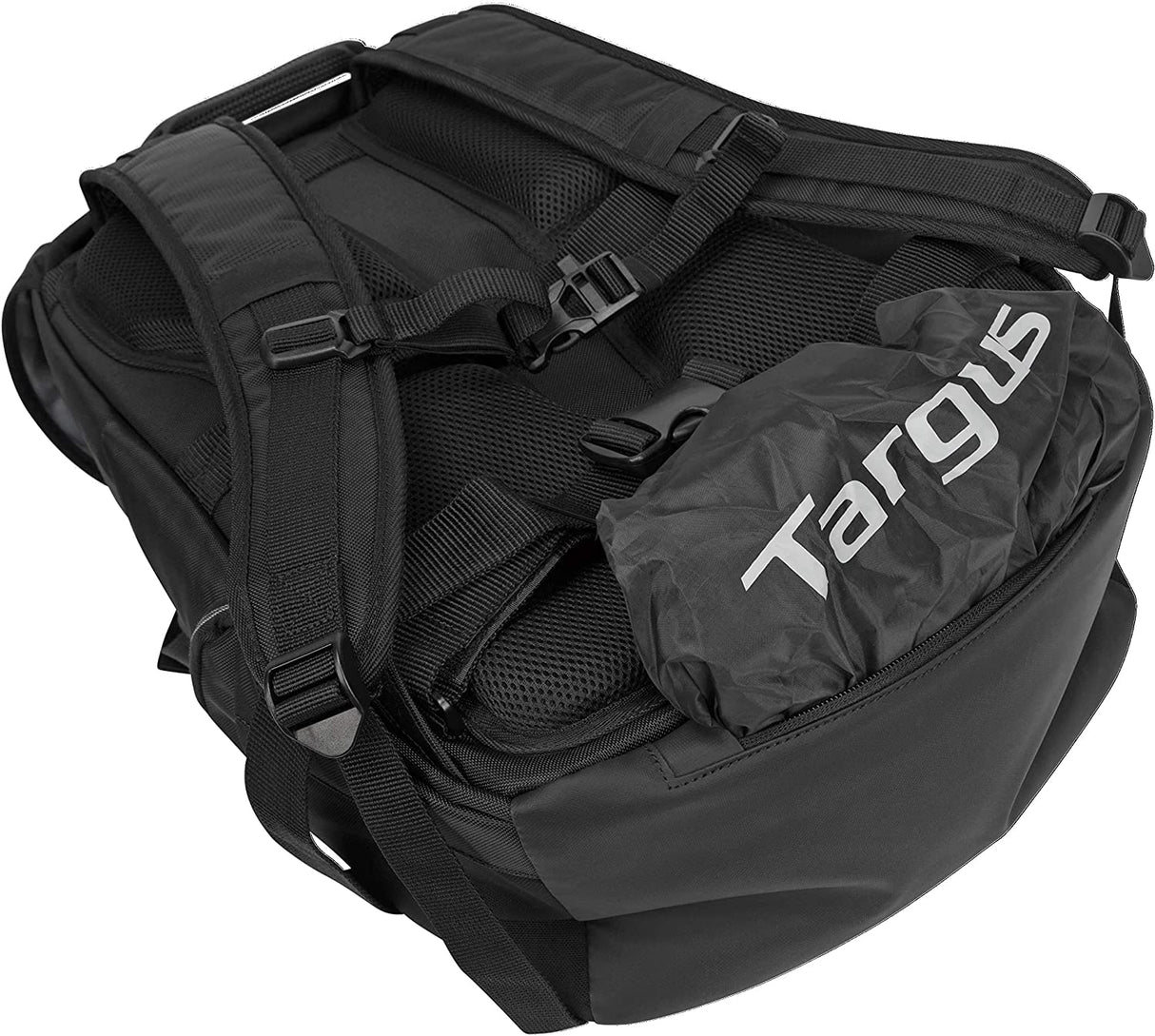 Targus Voyager II Travel and Commuter Business Backpack with Hideaway RainCover, Sternum & Waist Buckled Straps, Trolley Strap, Padded Shock-Absorbing Protection for 17.3-Inch Laptop, Black (TSB953GL) Voyager II Backpack