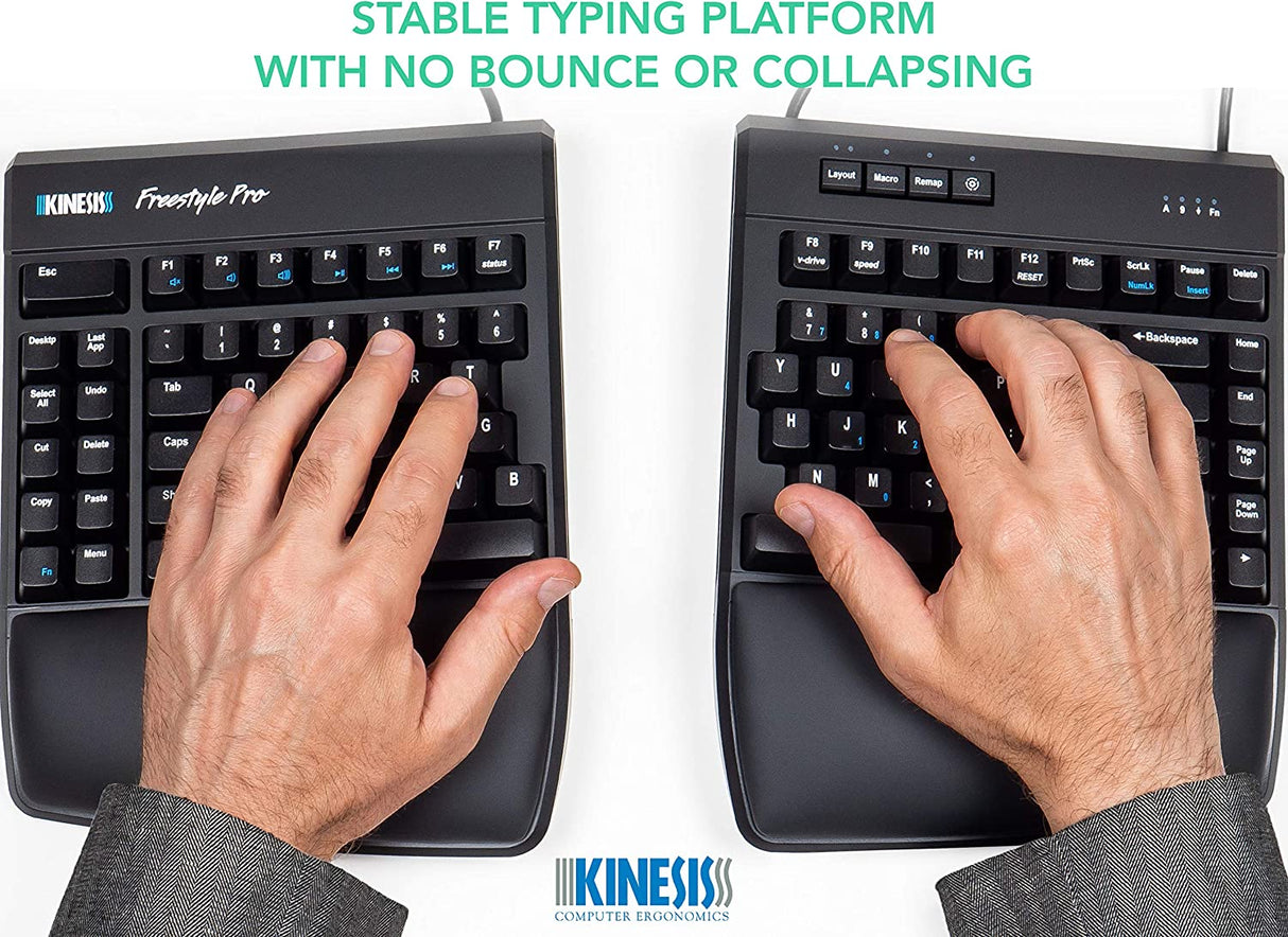 Kinesis VIP3 Pro Premium - Tenting with Palm Supports for Freestyle Pro (AC925)