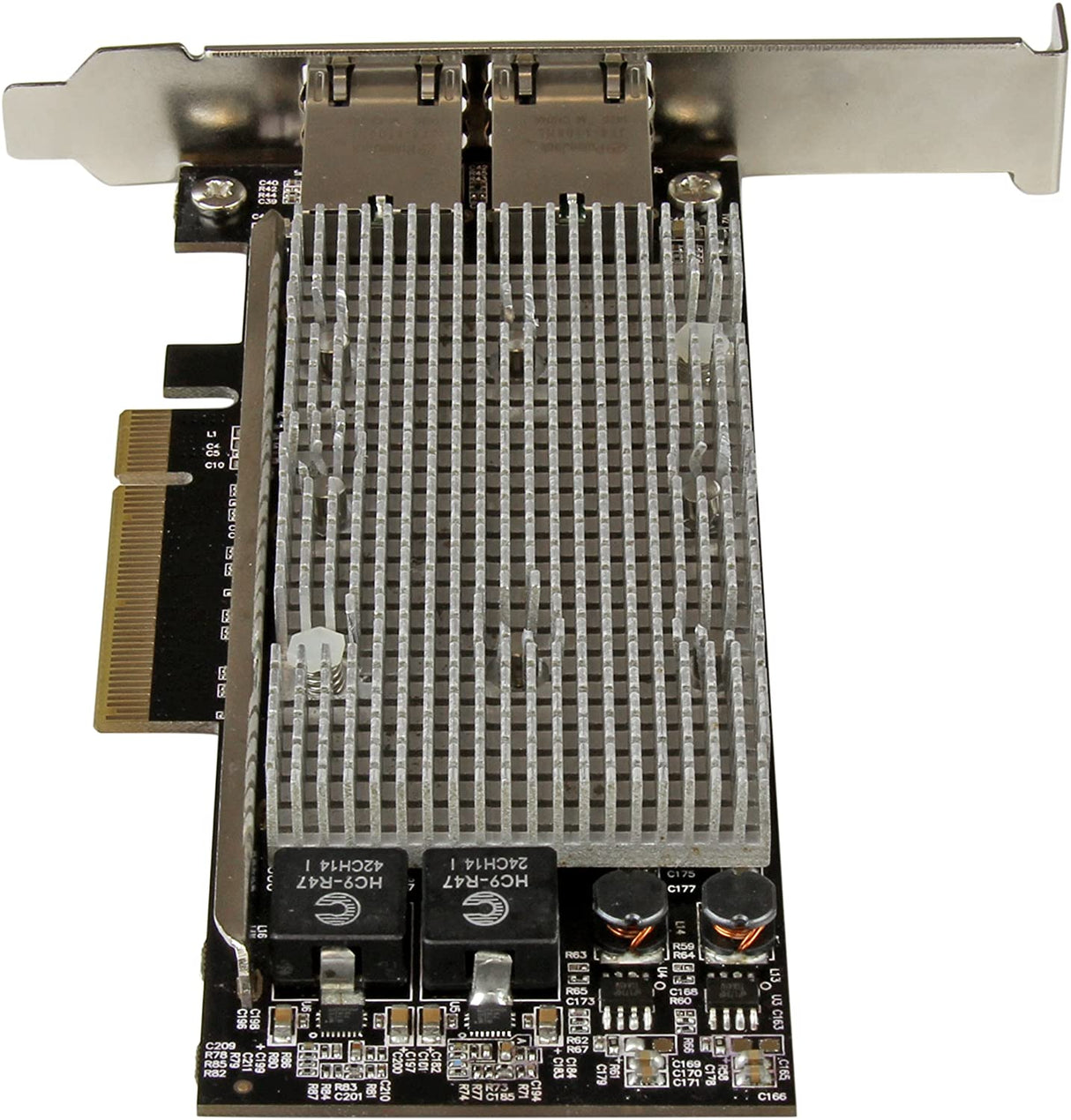 StarTech.com 2-Port 10Gb PCIe NIC with Native Link Aggregation - 10Gbase-t Ethernet Card - 100/1000/10000 Mbps LAN Card (ST20000SPEXI) 4.7" x 0.8" x 6.4" 2 Port