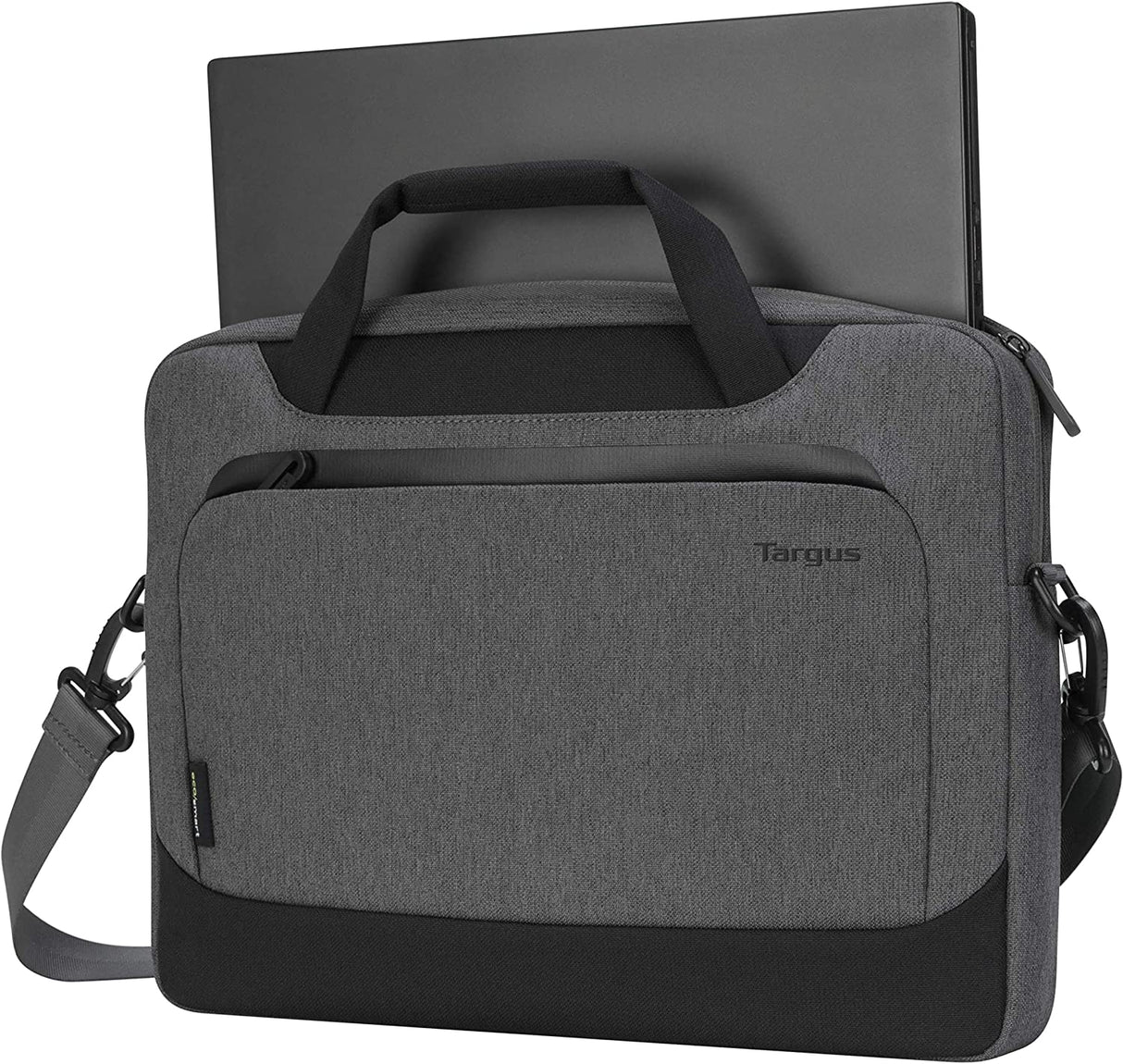 Targus Cypress Slimcase with EcoSmart Designed for Business Traveler and School fit up to 15.6-Inch Laptop/Notebook, Light Gray (TBS92602GL) Gray Sleeve