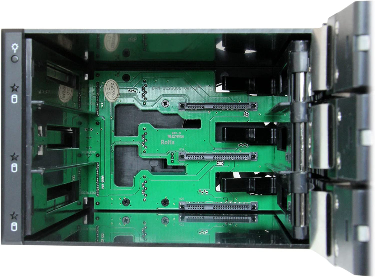 StarTech.com 3-Bay Hot Swap Backplane for 3.5in SAS II/SATA III - 6 Gbps HDD - Aluminum Trayless Mobile Rack Backplane (HSB3SATSASBA)