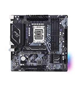 ASRock B660M Pro RS Intel B660 Series CPU (LGA1700) Compatible B660M MicroATX Motherboard