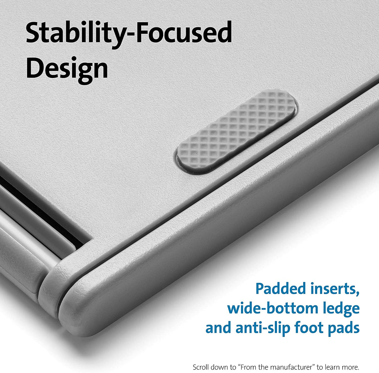 Kensington SmartFit Easy Riser Go Adjustable Ergonomic Laptop Riser and Cooling Stand for up to 14" Laptops (K50421WW)