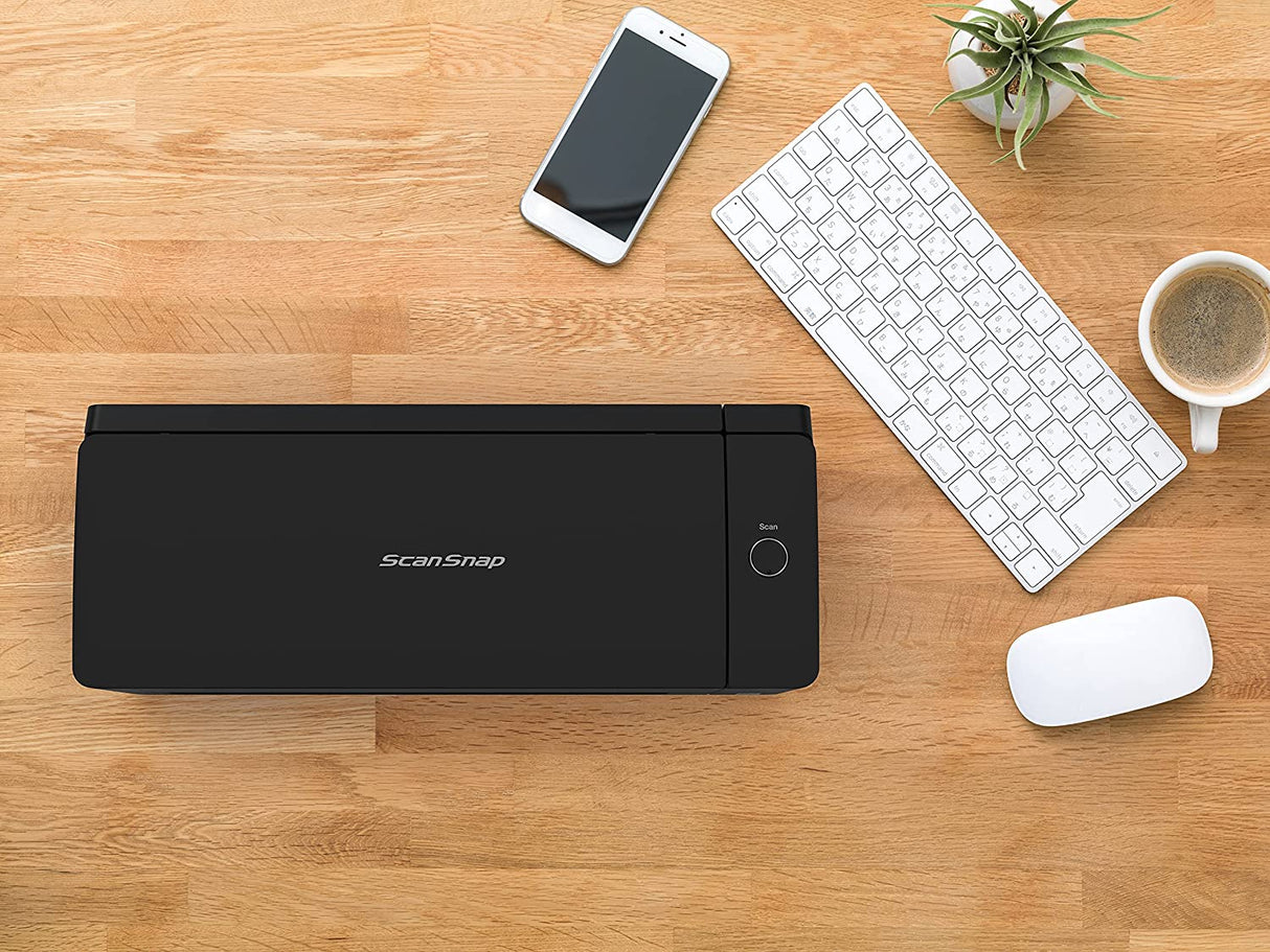 Fujitsu ScanSnap iX1300 Compact Wi-Fi Document Scanner for Mac or PC, Black ScanSnap iX1300 Black Scanner