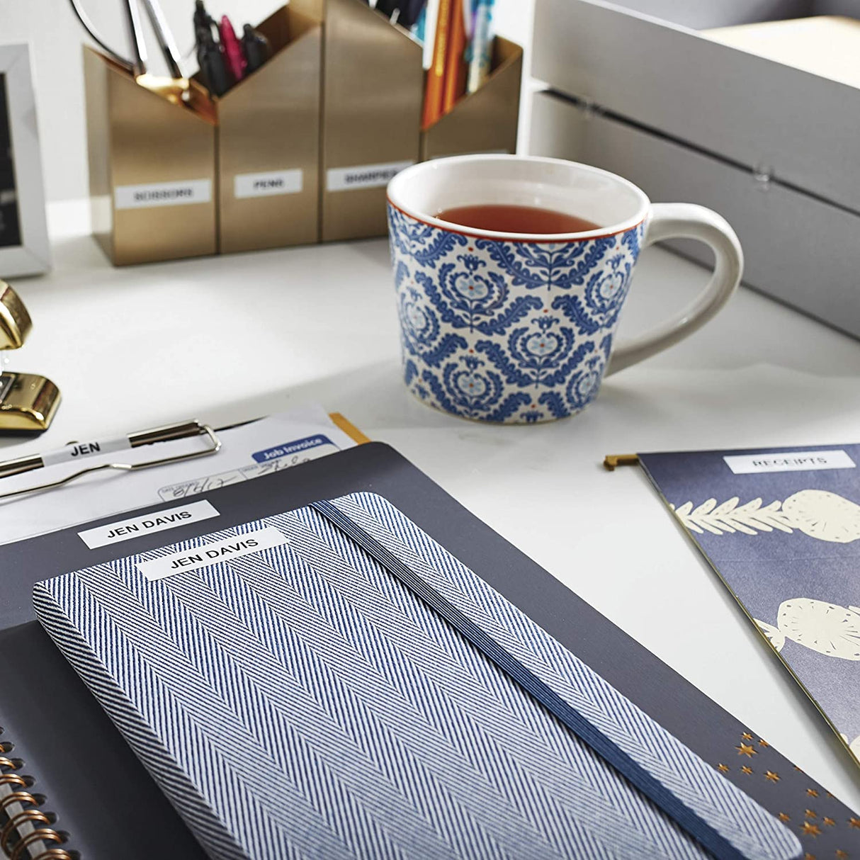 DYMO LetraTag Labeling Tape, Label Makers, Black Print on White Paper, 1/2" W x 13' L, 1 Cassette