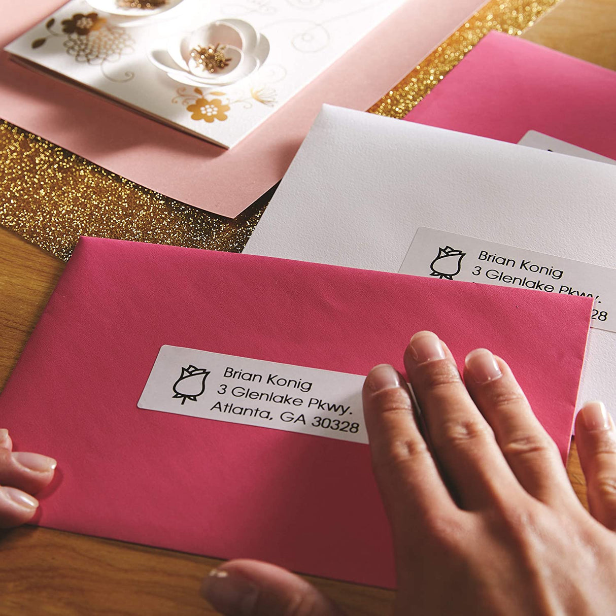 DYMO 30252 LW Mailing Address Labels for LabelWriter Label Printers, White, 1-1/8'' x 3-1/2'', 2 Rolls of 350 2 Rolls Address Labels