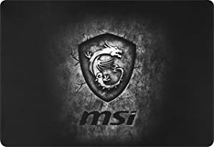 MSI Agility GD20 Premium Gaming Mouse Pad, Medium Size, Ultra Smooth Micro-Tex Textile Surface, Anti-Slip Natural Rubber Base, Extra Thick, Perfect for Laser and Optical Mice, 12.5” X 8.7” X 0.2”