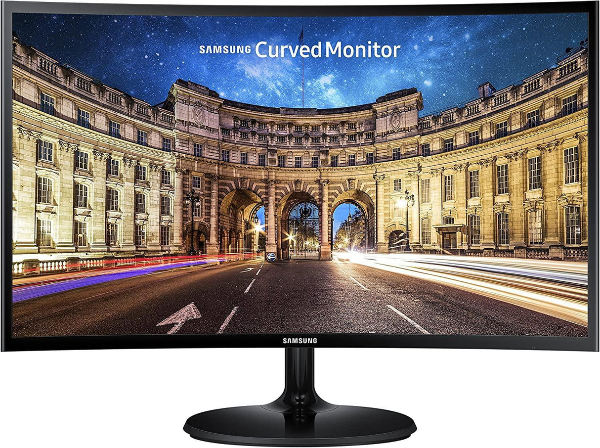 SAMSUNG LC24F390FHNXZA 24-inch Curved LED Gaming Monitor (Super Slim Design), 60Hz Refresh Rate w/AMD FreeSync Game Mode