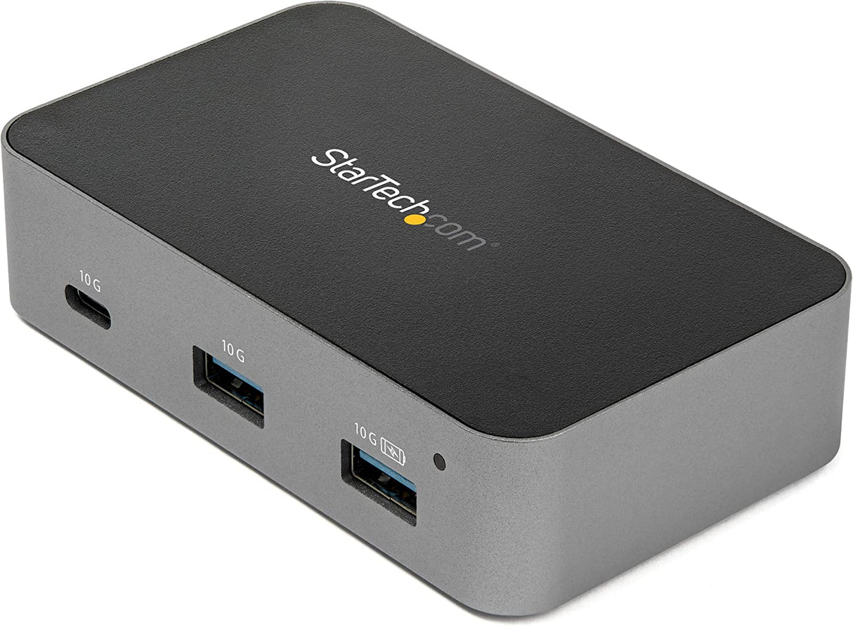 StarTech.com 3 Port USB C 3.1 Gen 2 Hub with Ethernet Adapter - 10Gbps USB Type C to 2X USB-A & 1x USB-C Ports - USB Hub w/BC 1.2 Phone Fast Charging - Superspeed 10Gbps USB C Hub (HB31C2A1CGS) 3 Port |2x USB-A & 1x USB-C