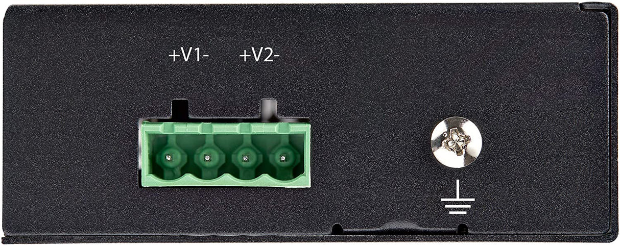 StarTech.com Industrial Gigabit PoE Splitter - 90W High Speed Power Over Ethernet PoE+++ Splitter - 12-48V DC Splitter 802.3bt - LAN/RJ45 Ultra PoE to DC Adapter - -40C to +75C (POESLT1G48V)