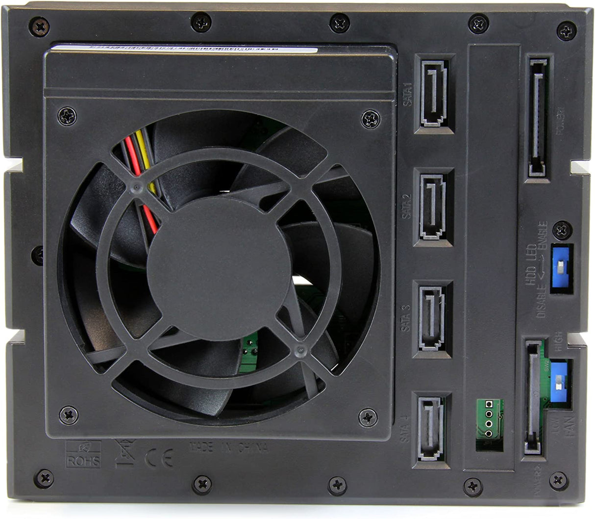 StarTech.com 4-Bay Mobile Rack Backplane - Trayless Hot Swap Mobile Rack Backplane for 3.5in SAS II/SATA III - 6 Gbps HDD (HSB4SATSASBA)