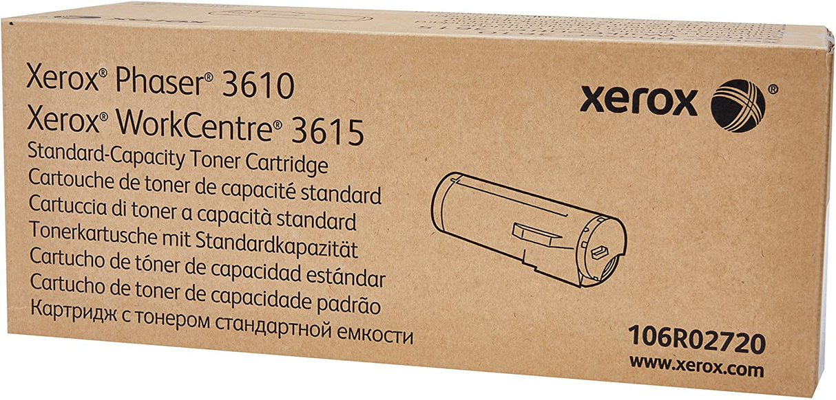 Xerox Phaser 3610/Workcentre 3615 Black Standard Capacity Toner-Cartridge (5,700 Pages) - 106R02720