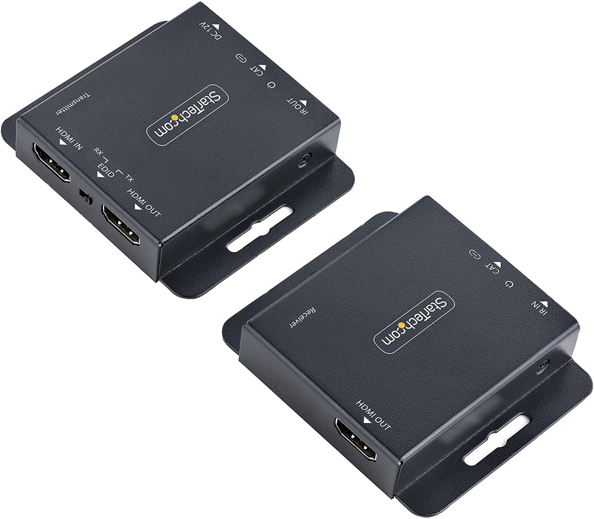 StarTech.com HDMI Extender Over CAT6/CAT5, 4K30Hz/130ft or 1080p/230ft Video Extender, HDMI Over Ethernet Extender, PoC HDMI Transmitter and Receiver Kit, IR Ext. - Local Video (EXTEND-HDMI-4K40C6P1)