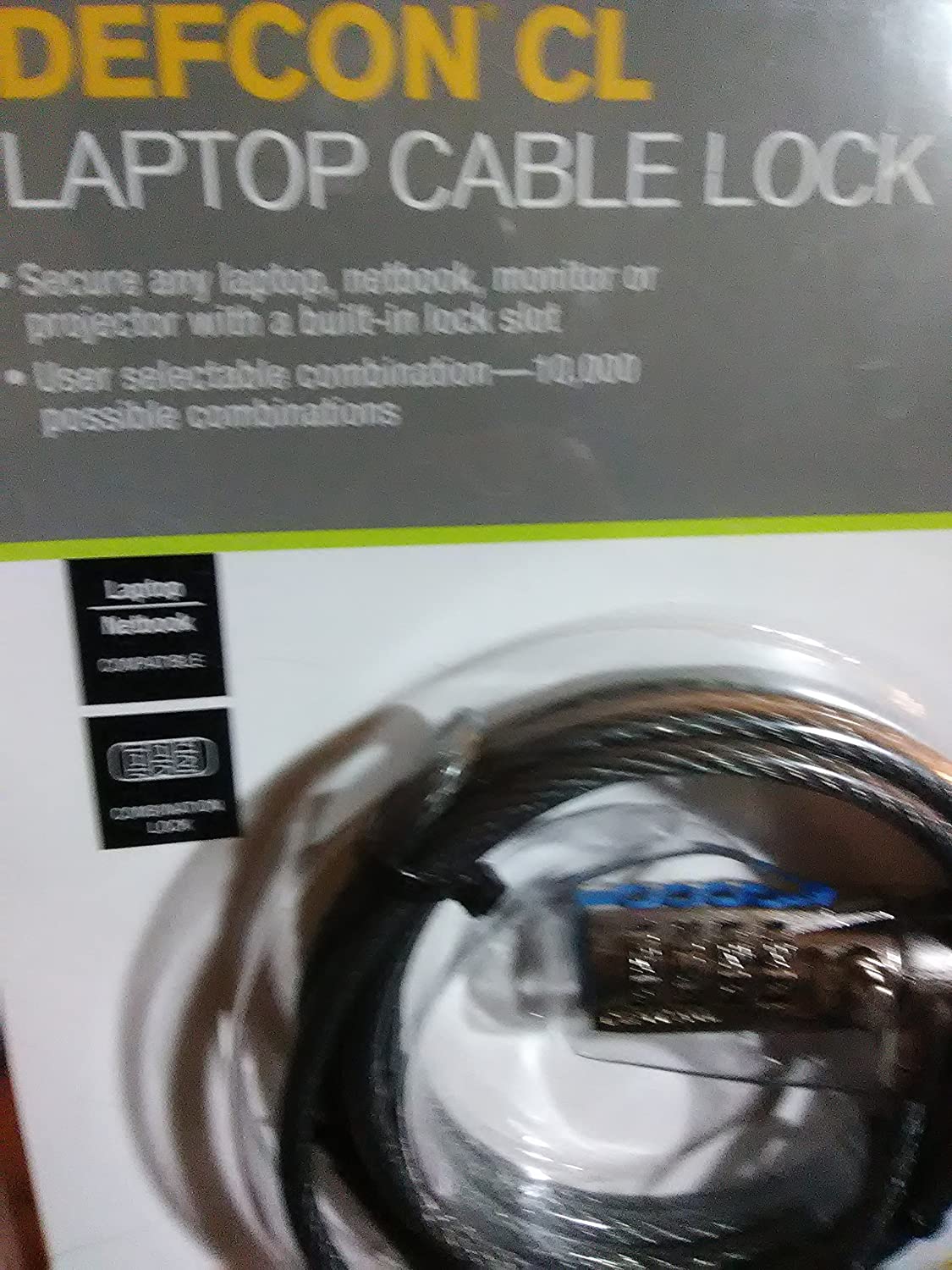 TARGUS PA410U DEFCON CL Notebook Computer Cable Lock