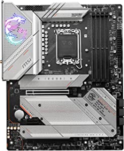 MSI MPG Z790 Edge WiFi Gaming Motherboard (Supports 12th/13th Gen Intel Processors, LGA 1700, DDR5, PCIe 5.0, M.2, 2.5Gbps LAN, USB 3.2 Gen2, Wi-Fi 6E, ATX)