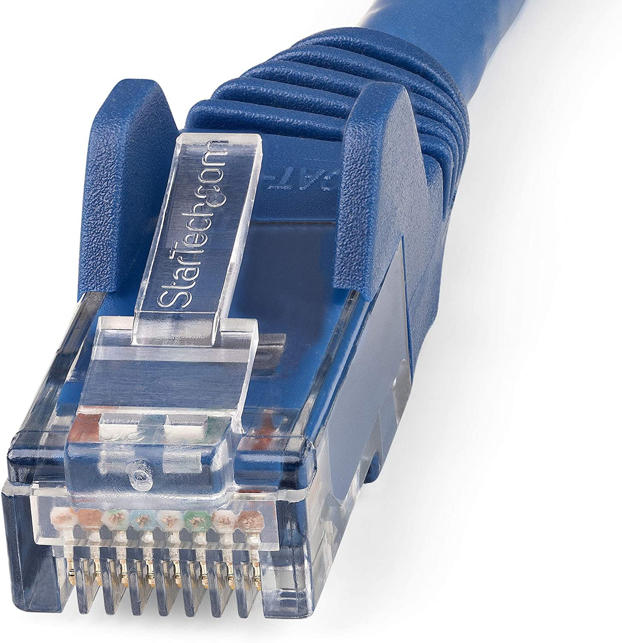 StarTech.com 50ft (15m) CAT6 Ethernet Cable - LSZH (Low Smoke Zero Halogen) - 10 Gigabit 650MHz 100W PoE RJ45 UTP Network Patch Cord Snagless w/Strain Relief - Blue CAT 6, ETL Verified (N6LPATCH50BL)