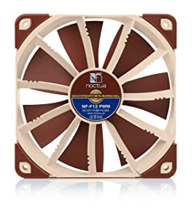 Noctua NF-F12 PWM, Premium Quiet Fan, 4-Pin (120mm, Brown)