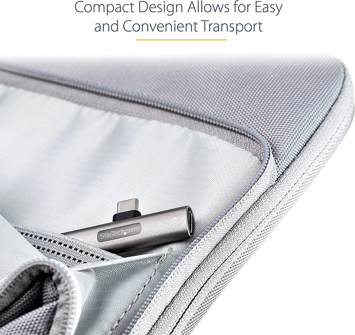 StarTech.com USB C Audio & Charge Adapter - USB-C Audio Adapter w/ 3.5mm TRRS Headphone/Headset Jack and 60W USB Type-C Power Delivery Pass-through Charger - For USB-C Phone/Tablet/Laptop (CDP235APDM) w/ 3.5mm audio + 60W Charge