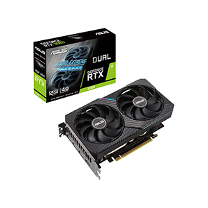 ASUS Dual NVIDIA GeForce RTX 3060 V2 OC Edition 12GB GDDR6 Gaming Graphics Card (PCIe 4.0, 12GB GDDR6 Memory, HDMI 2.1, DisplayPort 1.4a, 2-Slot Design, Axial-tech Fan Design, 0dB Technology)