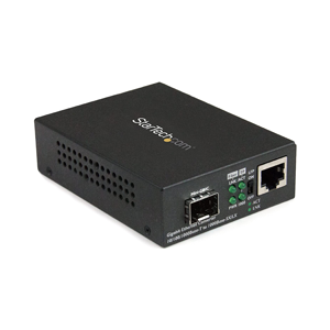 StarTech.com Multimode / Single Mode Fiber Media Converter - Open SFP Slot - 10/100/1000Mbps RJ45 Port - LFP Supported - IEEE 802.1q Tag VLAN - (MCM1110SFP) No Chassis Mount | Single Mode & Multi Mode