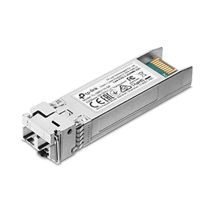 TP-Link TL-SM5110-SR | 10G-SR SFP+ LC Transceiver, Multi-Mode SFP Module| Plug and Play | LC/UPC interface | Hot Pluggable | Up to 300m/33m distance | Support SFP+MSA & DDM