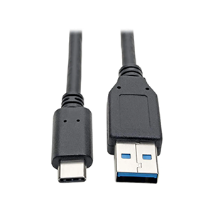 Tripp Lite USB C to USB A Cable, USB 3.1 Gen 1, Male to Male, Black, 6-ft. (U428-006) 6 ft. USB 3.1 Gen 1 Cable (M/M)