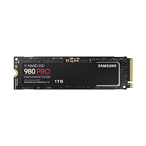 SAMSUNG 980 PRO SSD 1TB PCIe 4.0 NVMe Gen 4 Gaming M.2 Internal Solid State Drive Memory Card, Maximum Speed, Thermal Control, MZ-V8P1T0B 1TB 980 PRO