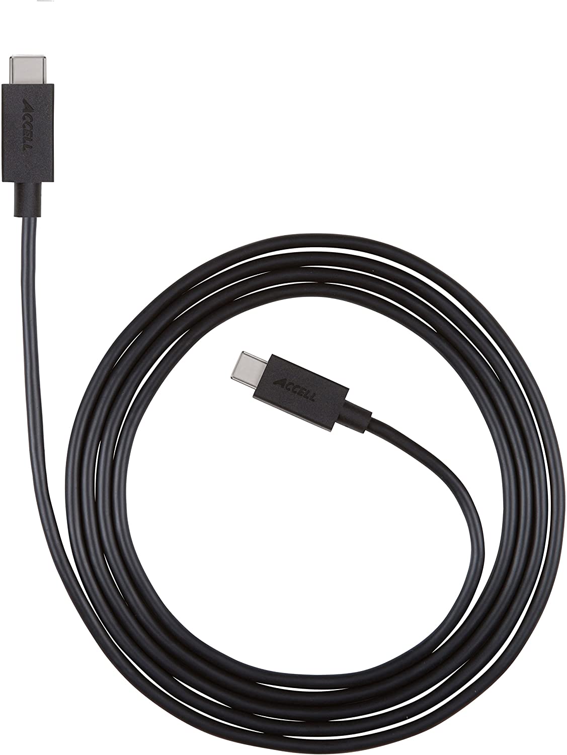 Accell USB-C to C Cable - USB-IF Certified SuperSpeed USB 3.1 Gen 1 (5 Gbps) - 6 Feet (1.8 Meters) - Retail Box USB 3.1 Gen1 (5 Gbps) 6 Feet (Retail Box) - Dealtargets.com