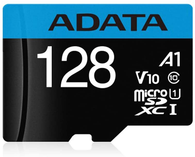 ADATA AUSDX128GUICL10A1-RA1 ADATA 128GB Premier microSDXC UHS-I/Class 10 V10 A1 Memory Card with SD Adapter - Dealtargets.com