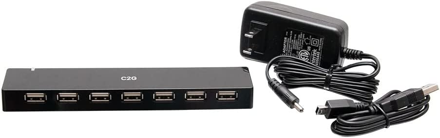 Addon networking 7-Port USB-A Hub with 5V 3A Power Supply - Dealtargets.com