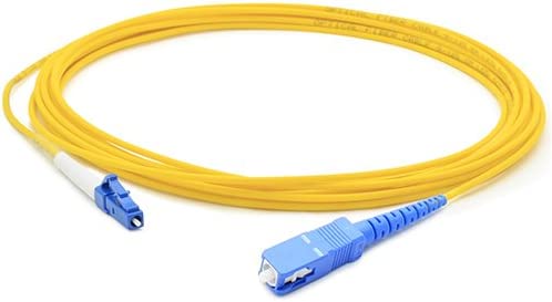 Addon networking ADD-ON Computer ADD-SC-LC-2MS9SMF 2M Lc to Sc M/M Os1 Yellow Fiber UPC Simplex Lszh Patch Cable - Dealtargets.com